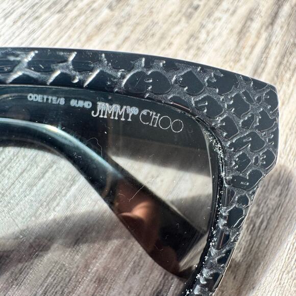Jimmy Choo Mens or Women’s ODETTE/S 6UHHA - Black - 56-17-140 mm Sunglasses main image 4